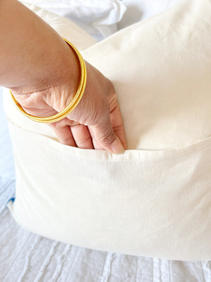 Mustard Boho Mud Cloth Decorative Pillow Cover 20”