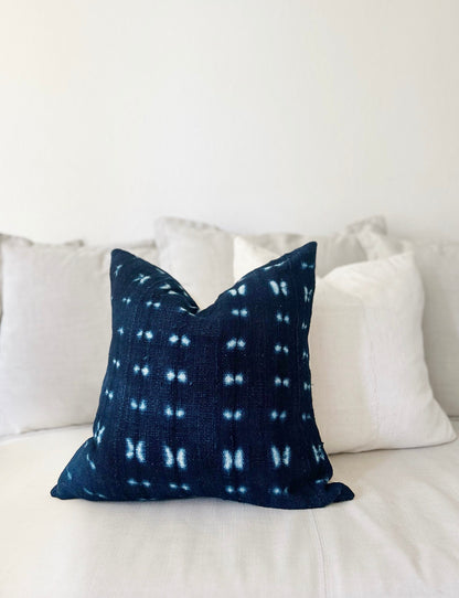 Indigo Decorative Pillow Cover 20”